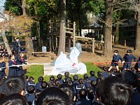 モニュメント除幕式を行いました
