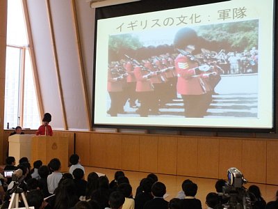 国際理解の発表会を行いました
