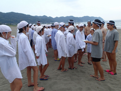 ６年生夏の学校 １日目
