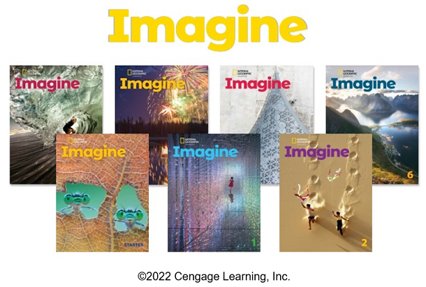 NATIONAL GEOGRAPHIC Learningの小学生向けテキストブック「IMAGINE」に英語科教諭 岡崎啓子と国際教育センター常勤講師 アンディ・ウィットマイヤーの氏名が掲載されています。
